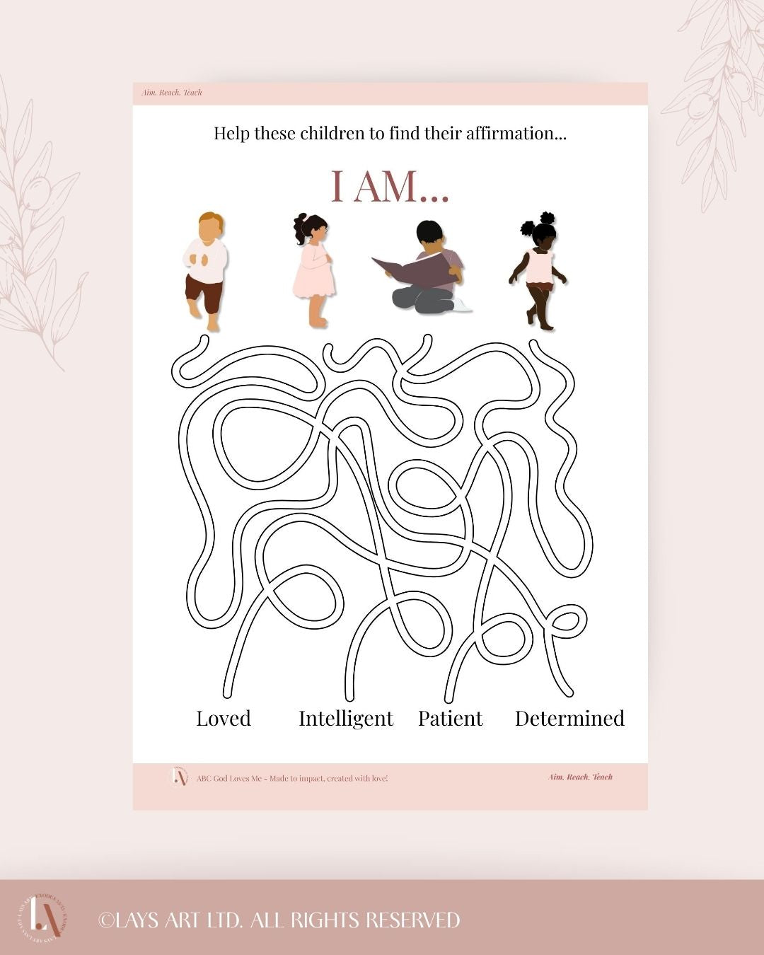 Printable Affirmation Activity Bundle