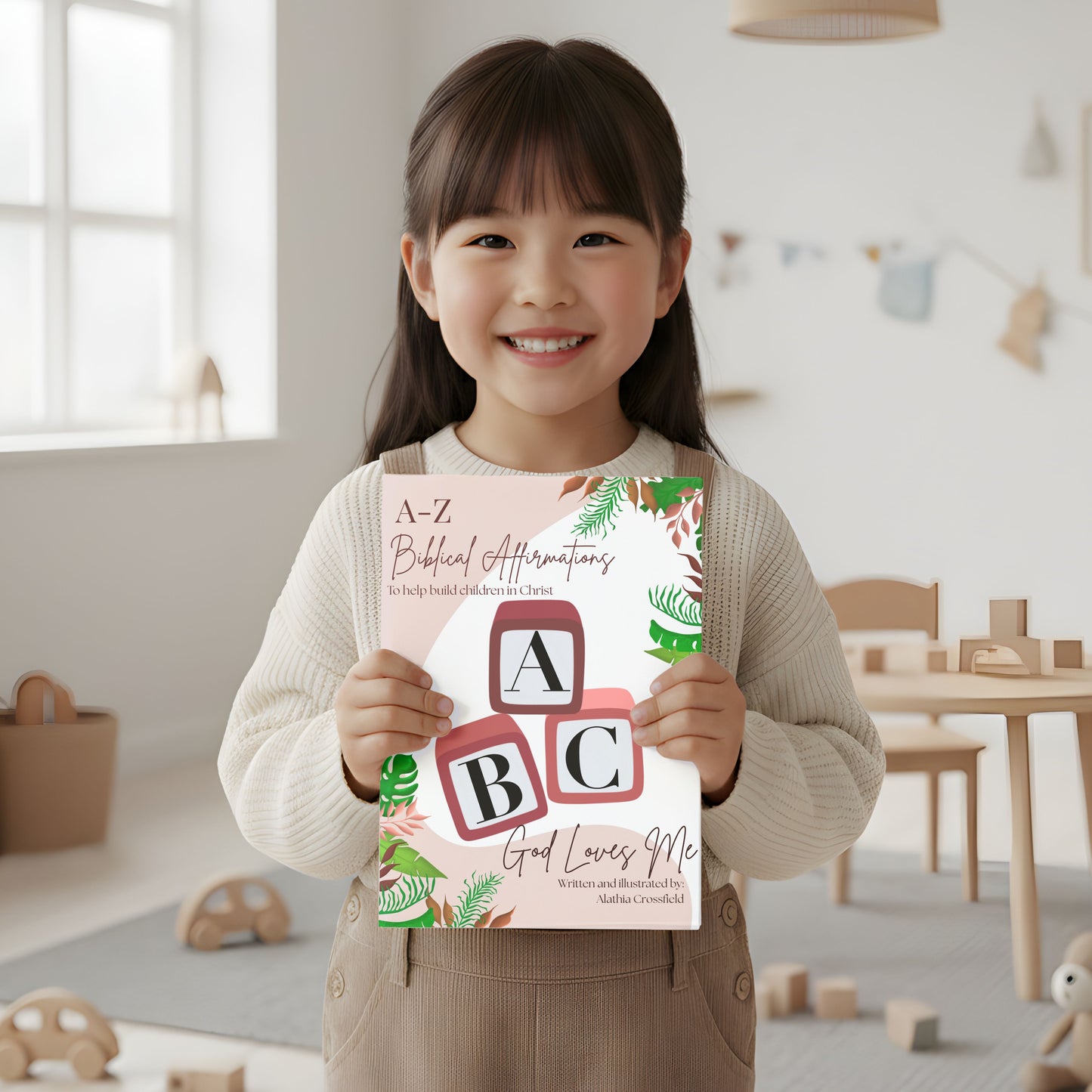 ABC God Loves Me: A-Z Biblical Affirmation Book for Girls