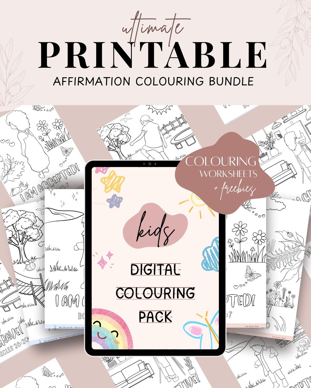 Printable Colouring Bundle