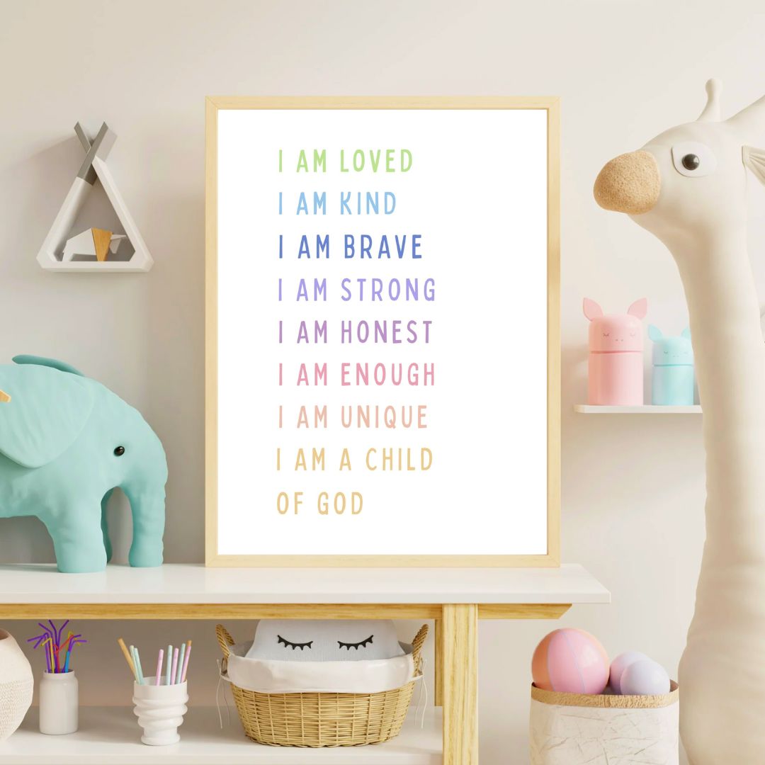 Printable 'I Am...a Child of God' Poster