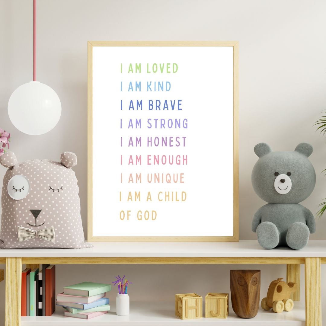 Printable 'I Am...a Child of God' Poster