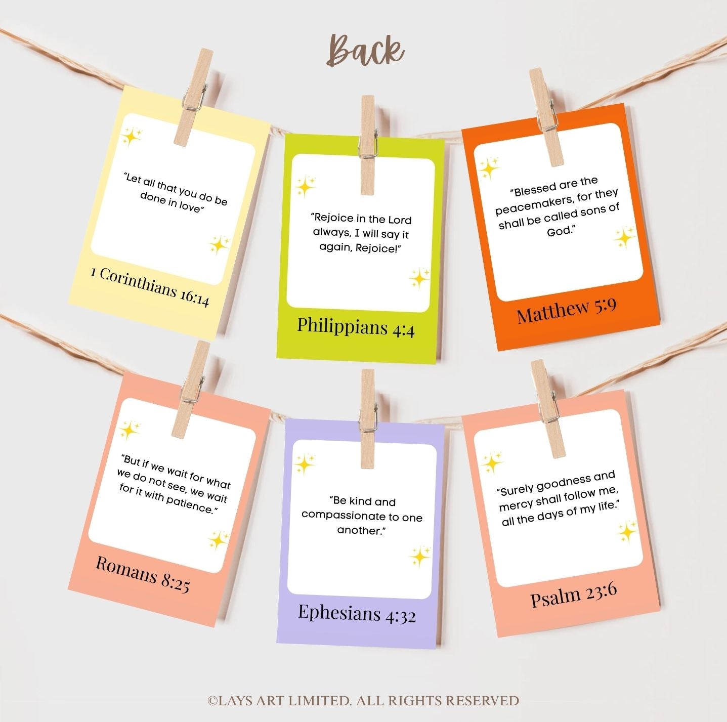 Fruity Fruit of the Spirit Printable Flash Cards