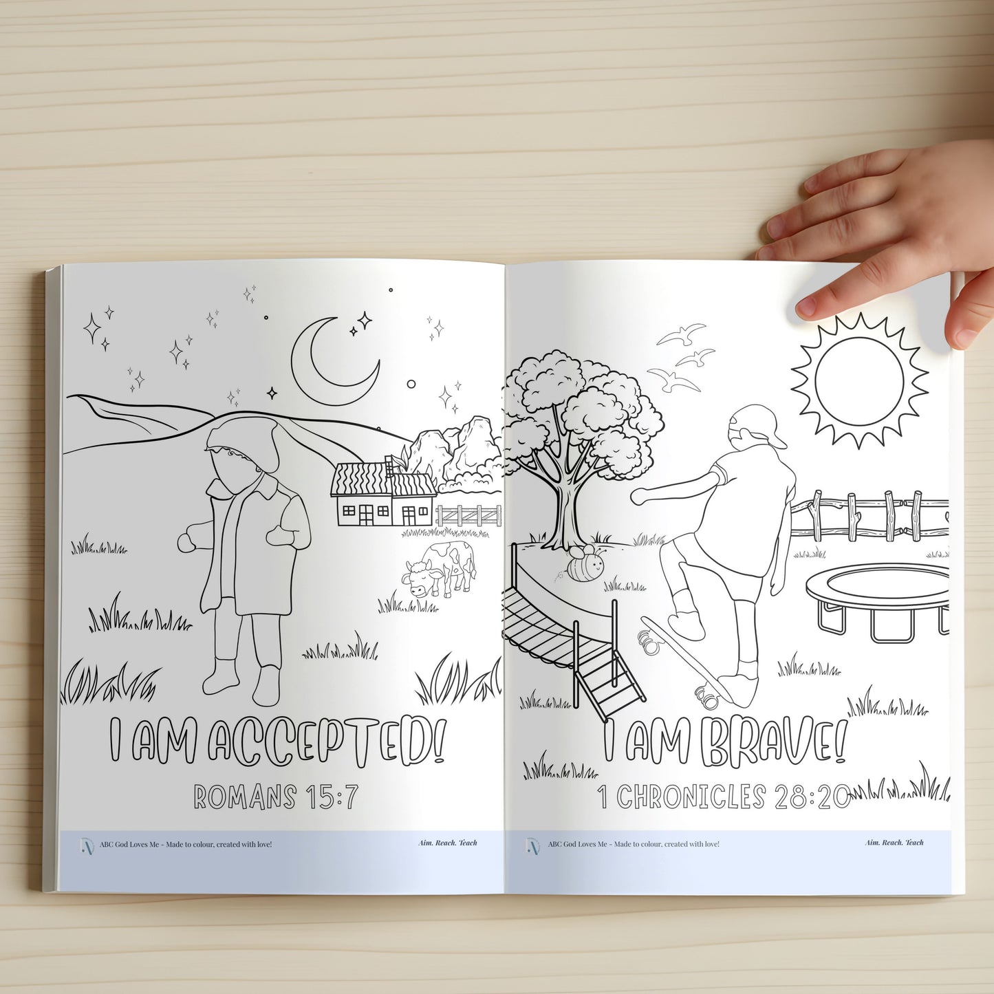 ABC God Loves Me: A-Z Biblical Affirmation Book for Boys