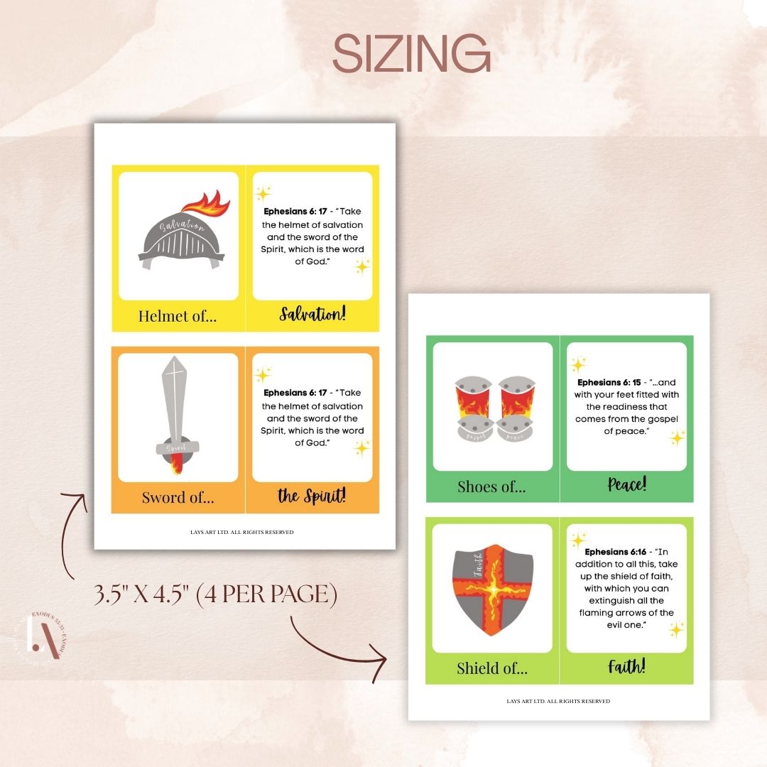 Armour of God Printable Activity Bundle 🛡️✨