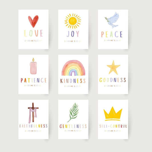 Printable Fruit of the Spirit Gallery Wall Posters