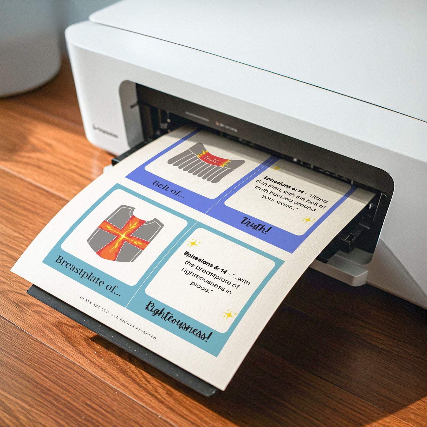 Armour of God Printable Flashcards
