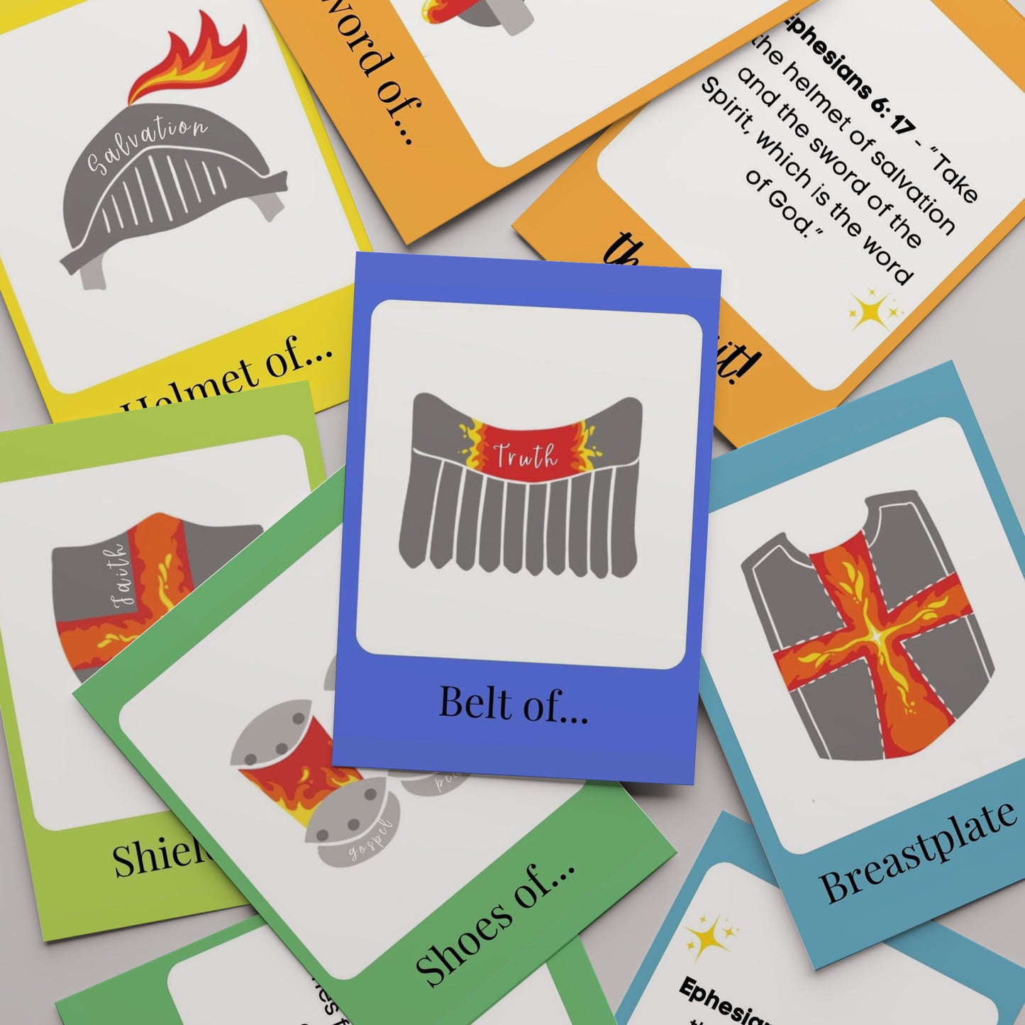 Armour of God Printable Flashcards