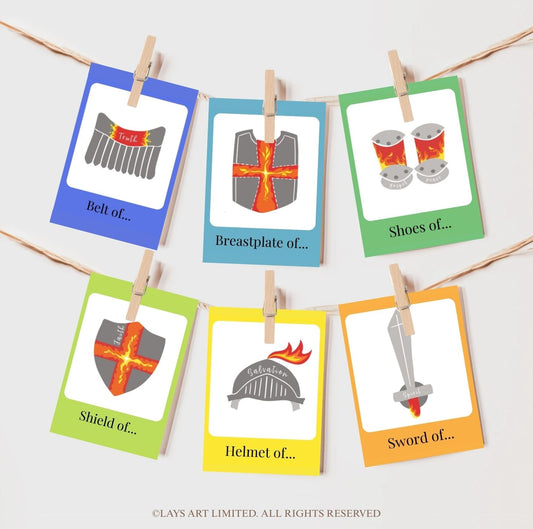 Armour of God Printable Flashcards