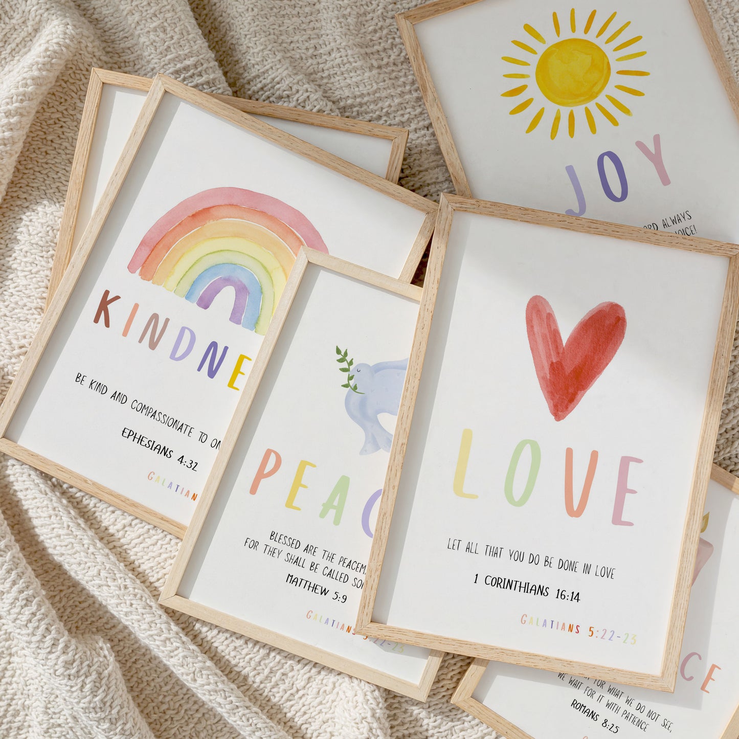 Printable Fruit of the Spirit Gallery Wall Posters