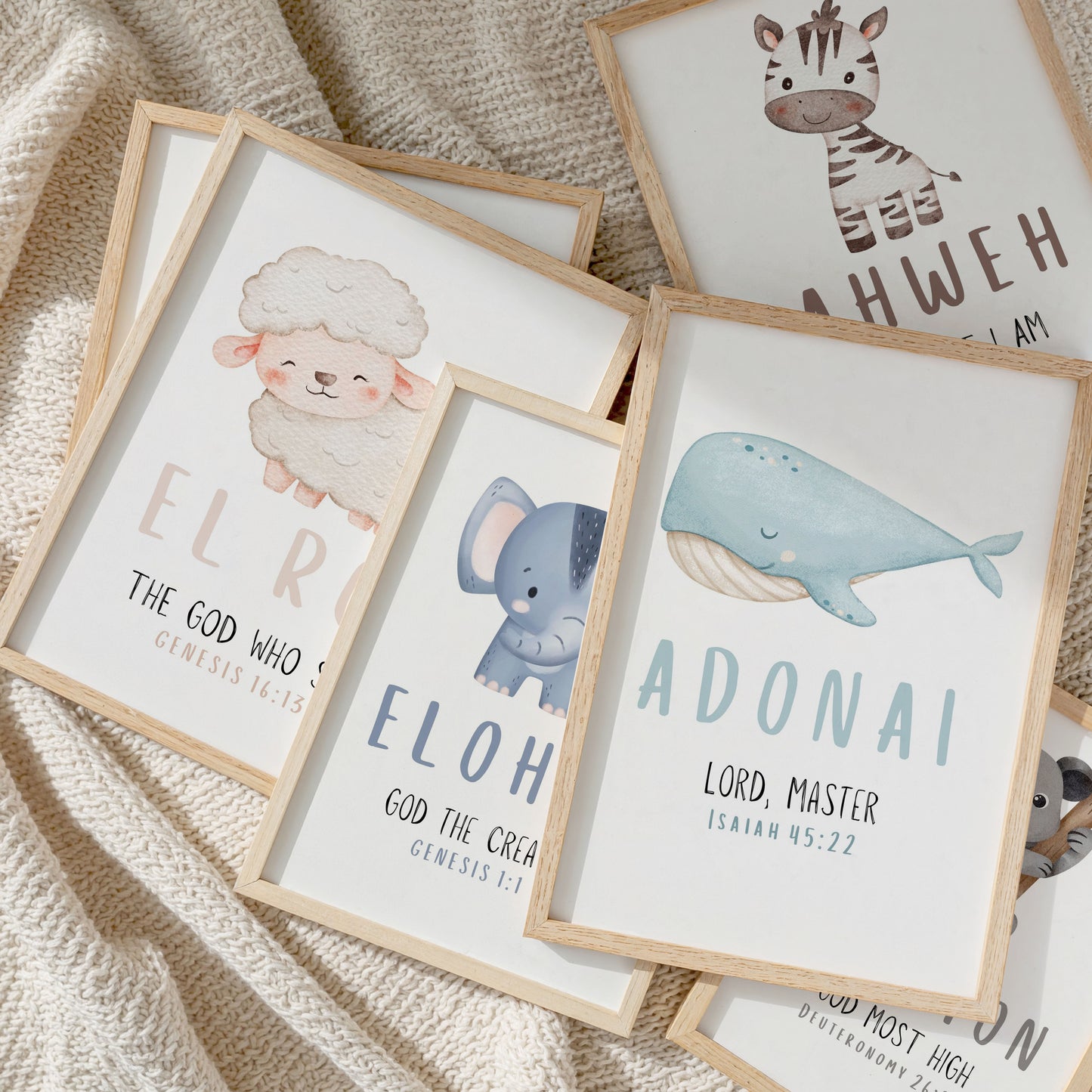 Printable Names of God 15-Piece Bundle Wall Art