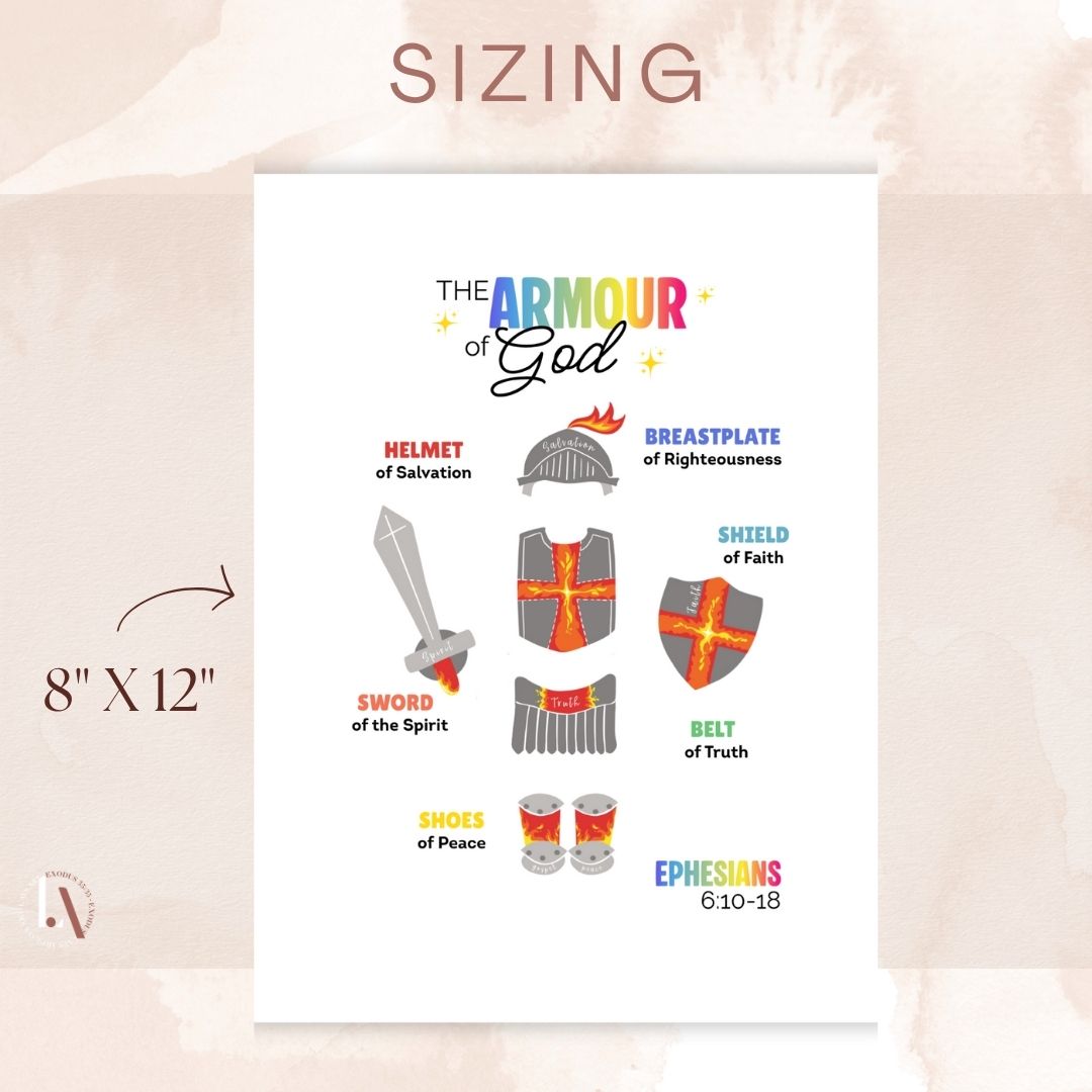 Armour of God Printable Activity Bundle 🛡️✨