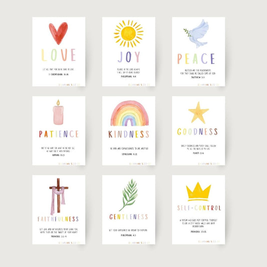 Printable Fruit of the Spirit Gallery Wall Posters