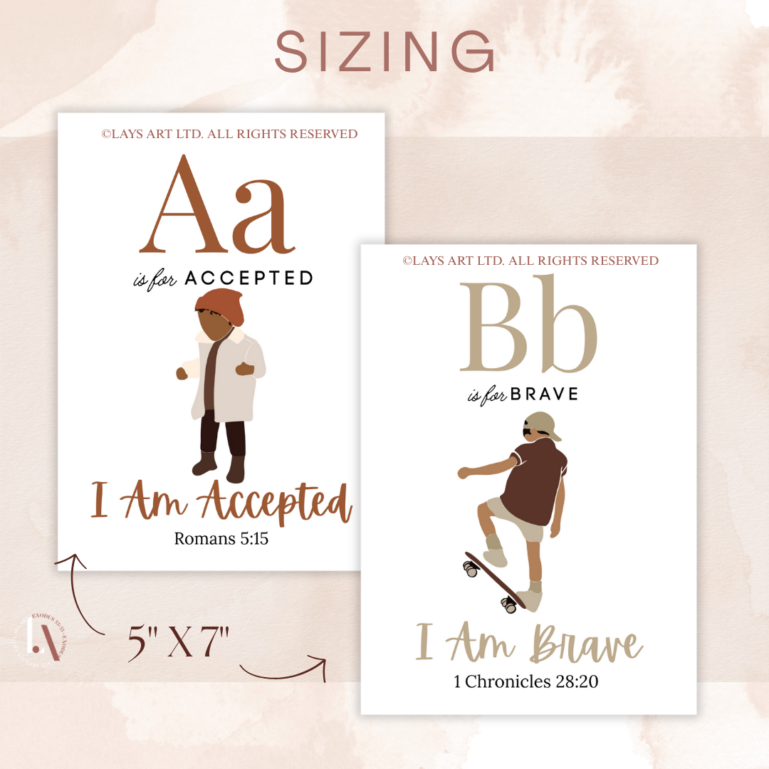 Two educational posters with illustrations and text on a beige background
