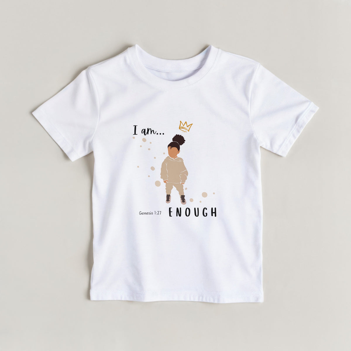 God Says I Am...| Classic Kids Crewneck T-shirt