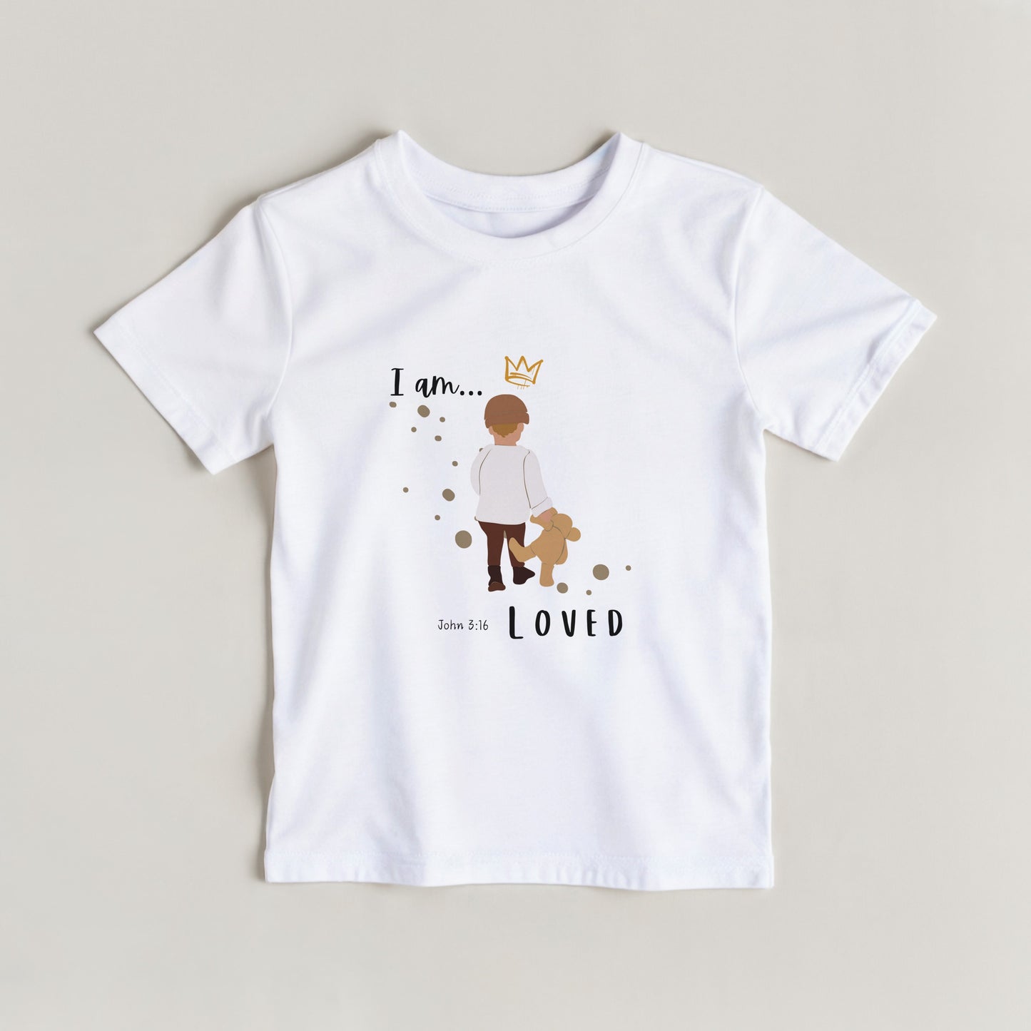 God Says I Am...| Classic Kids Crewneck T-shirt