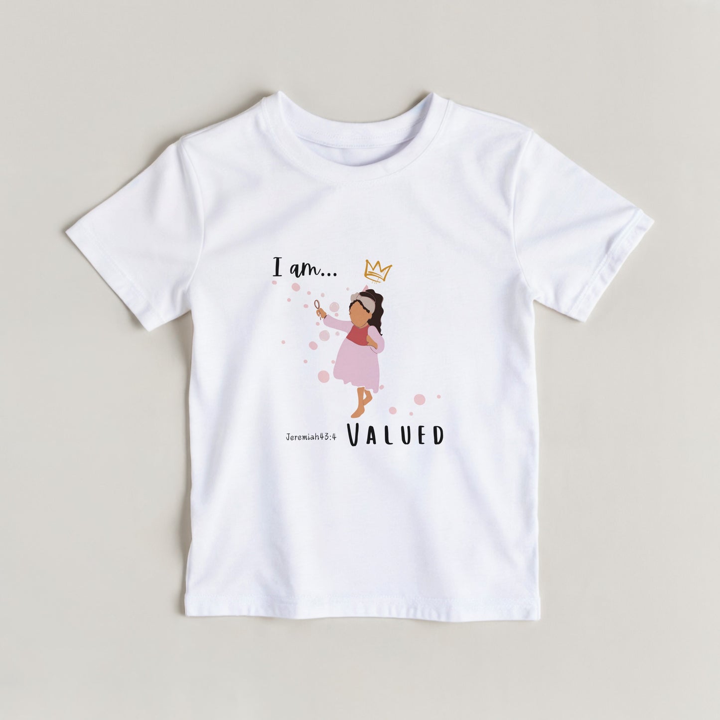 God Says I Am...| Classic Kids Crewneck T-shirt