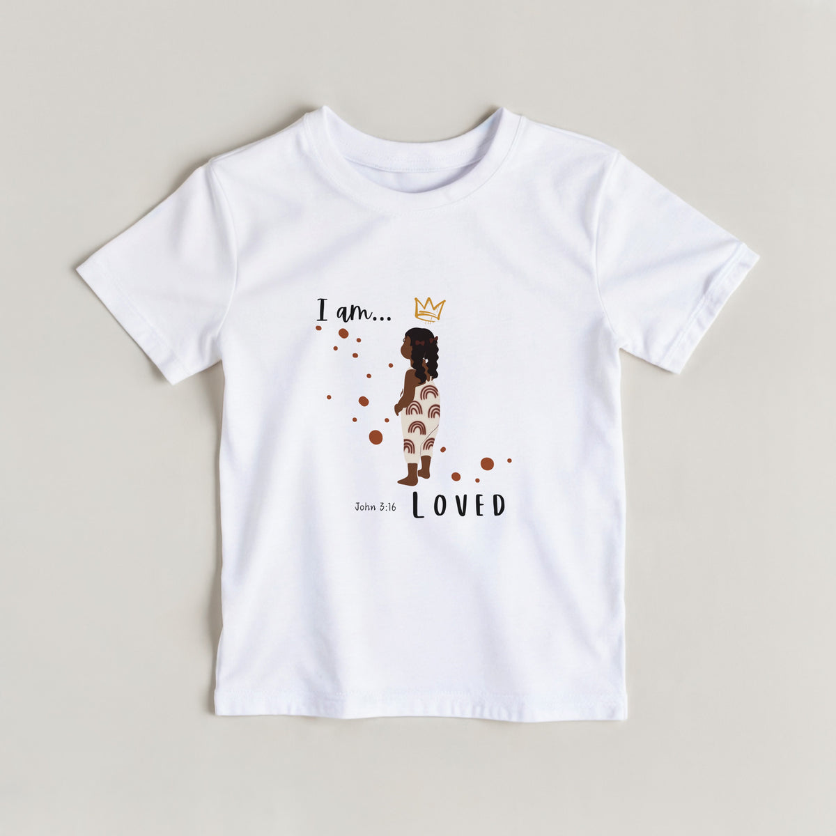 God Says I Am...| Classic Kids Crewneck T-shirt